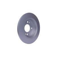 2 Brake Discs full Ø 62.4 mm 10 mm HELLA suitable for e.g. HYUNDAI i10