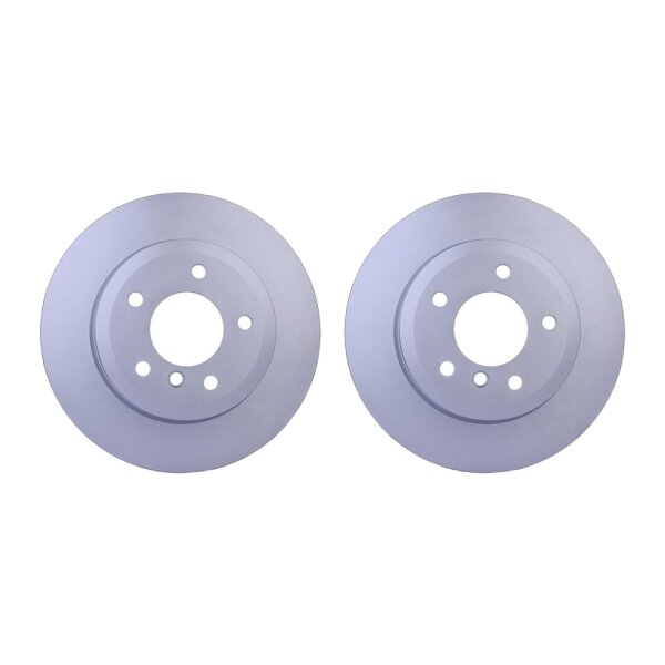 2 Brake Discs internally ventilated Ø 75 mm 22 mm HELLA for BMW 1 Series