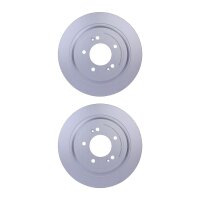 2 Brake Discs full Ø 76 mm 10 mm HELLA suitable...