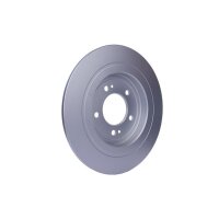 2 Brake Discs full Ø 76 mm 10 mm HELLA suitable for e.g. HYUNDAI TUCSON