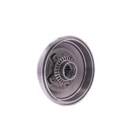 Brake drum with wheel hub HELLA PAGID for OPEL CORSA B (S93)