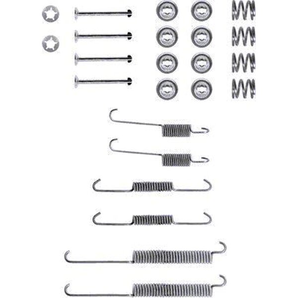 Accessory Set Brake Shoes 24 pcs. HELLA suitable for e.g. DACIA LOGAN
