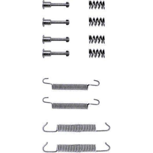 Accessory set parking brake shoes ATE 12 pcs. HELLA for e.g. ALPINA B10