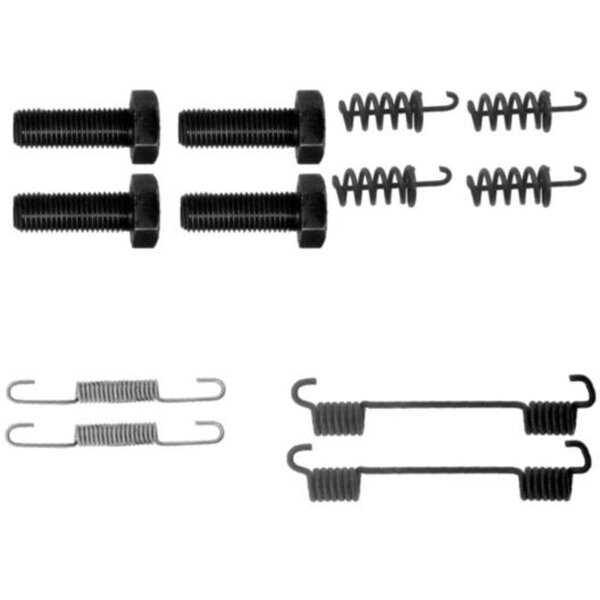 Accessory Kit Parking Brake Shoes 12 pcs. HELLA for e.g. MERCEDES-BENZ E-KLASSE