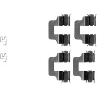 Accessory kit disc brake pad Lucas 6 pcs. HELLA for FIAT...