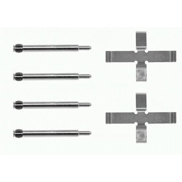Accessory kit disc brake pad Teves 6 pcs. HELLA for VOLVO 240 and others