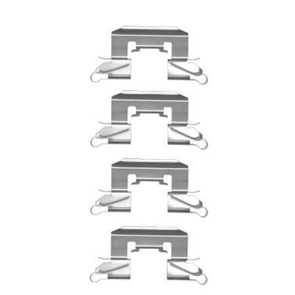 Zubehörsatz Scheibenbremsbelag 4 tlg. HELLA für u.a. FORD FIESTA