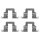 Accessory kit rear disc brake pad HELLA PAGID for AUDI A4 A5 A6 A7 Q5