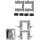 Accessory kit disc brake pad Sumitomo 9 pcs. HELLA for NISSAN Juke and others