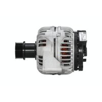 Alternator with multi-ribbed belt pulley 52mm HELLA for...