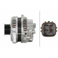 Alternator 12 V 90 A Ø 60 mm HELLA for HONDA CIVIC...