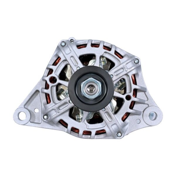 Generator mit Keilrippenriemenscheibe 50mm HELLA für NISSAN MICRA III (K12)