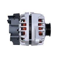 Generator mit Keilrippenriemenscheibe 50mm HELLA für NISSAN MICRA III (K12)