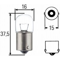 Glühlampe Blinklicht vorne und hinten Halogen HELLA...