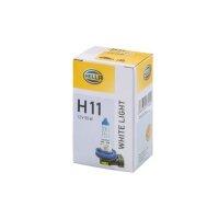 Bulb 12 V 55 W H11 PGJ19-2 crystal clear HELLA WHITE...