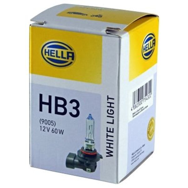 Bulb Headlight 12 V 60 W HB3 P20d HELLA suitable for e.g. OPEL ASTRA