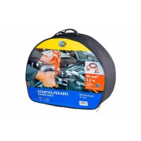 Starthilfekabel 3,5 Meter inkl. Tasche HELLA 12V/24V mit Überspannungsschutz