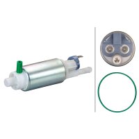 Kraftstoffpumpe 2-polig mit Dichtung HELLA für PEUGEOT 406 (8B)