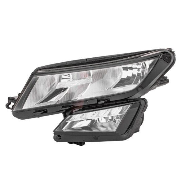 Hauptscheinwerfer links Halogen PWY24W W3W H8 HELLA für für SKODA KODIAQ