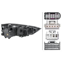 Hauptscheinwerfer links LED/Bi-Xenon PSY24W HELLA...