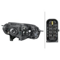Hauptscheinwerfer links Halogen H7/H1 HELLA für Toyota Proace Box (MDZ_)