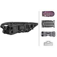 Hauptscheinwerfer links LED HELLA für AUDI A8 (4N2,...