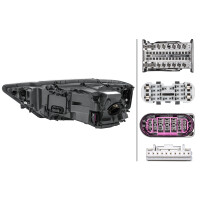 Hauptscheinwerfer rechts 12 V LED hochauflösend HELLA für AUDI A8