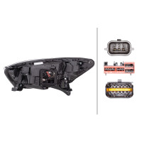 Hauptscheinwerfer rechts LED HELLA passend für RENAULT CAPTUR