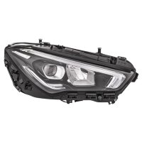 Main headlight right 12 V LED HELLA for MERCEDES-BENZ CLA...