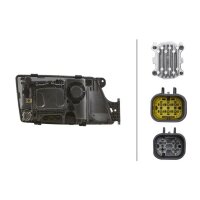 Hauptscheinwerfer links Halogen W3W HELLA für MAN TGX I