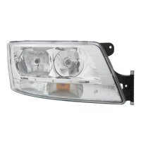 Hauptscheinwerfer rechts Halogen PY21W HELLA für MAN...