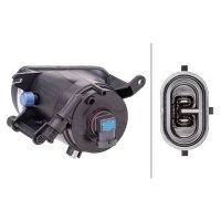 Nebelscheinwerfer rechts Halogen HELLA für AUDI Q7...