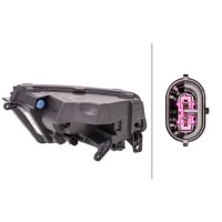 Fog light right 12 V LED HELLA for SEAT Ateca and others