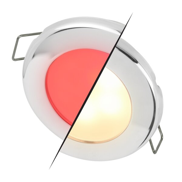 Recessed ceiling light HELLA MARINE EuroLED 75 for boat/yacht cabins