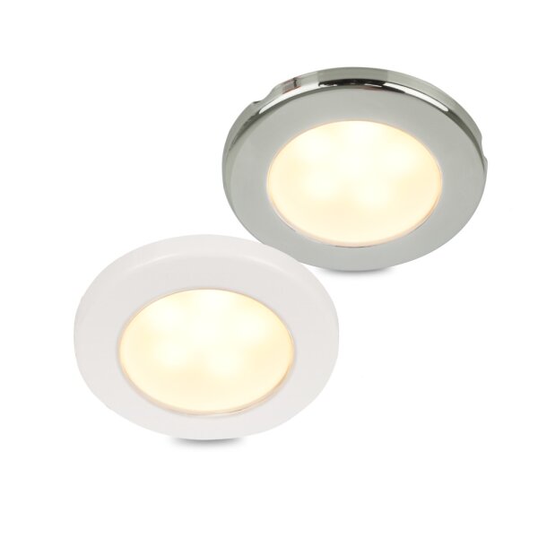 Deckenleuchte rund EuroLED75 190lm 12V 2700K Kunststoff HELLA MARINE warmweiß