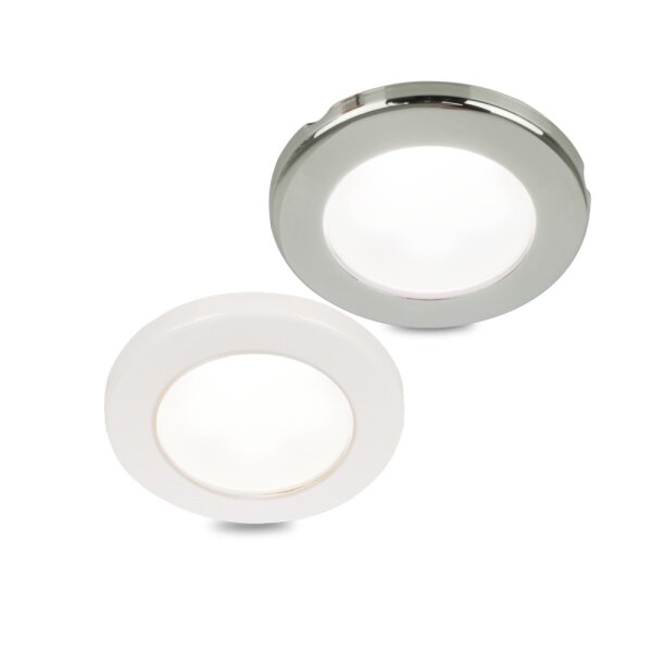 Deckenleuchte rund EuroLED75 190lm 24V 5000K Edelstahl HELLA MARINE weiß Licht