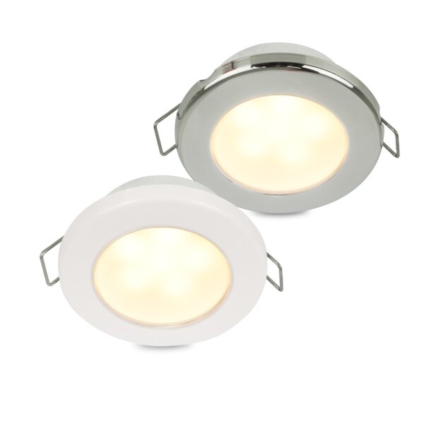 Deckenleuchte rund EuroLED75 190lm 24V 5000K Kunstoff HELLA MARINE warmweiß