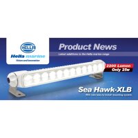 Deckscheinwerfer Lightbar 12/24V 2200 Lumen HELLA MARINE Sea Hawk 350 für Boote