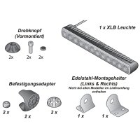 Deck spotlight Lightbar 12/24V 2200 lumen HELLA MARINE Expertise for boats