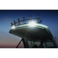Deck floodlight 12/24V 1500 lumen HELLA MARINE Sea Hawk XLR for boats