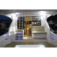 Deckscheinwerfer Flutlicht 12/24V 1500 Lumen HELLA MARINE Sea Hawk XLR für Boote