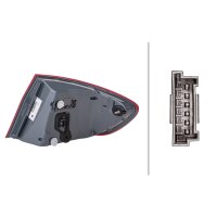 Rear Light left LED HELLA Light-Expertise suitable for BMW 5 Series
