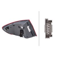 Rear Light right LED HELLA Light-Expertise suitable for BMW 5 Series