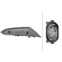 Rückleuchte rechts mit Seitenmarkierungslicht (LED) LED HELLA für u.a. MERCEDES-BENZ C-Klasse Coupe