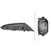 Rückleuchte rechts mit Seitenmarkierungslicht (LED) LED HELLA für u.a. MERCEDES-BENZ C-Klasse Coupe