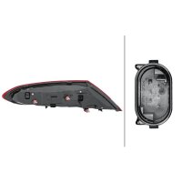 Rückleuchte rechts mit Blinklicht (LED) LED HELLA für u.a. MERCEDES-BENZ C-Klasse Coupe