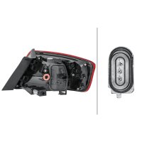Rückleuchte links mit Schlusslicht 12 V Halogen W21W...