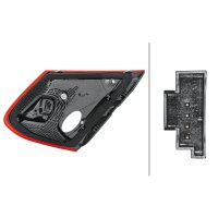 Rear Light left LED HELLA suitable for e.g. MERCEDES-BENZ C-CLASS
