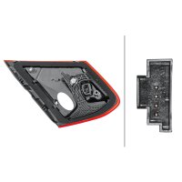 Rear Light right LED HELLA suitable for e.g. MERCEDES-BENZ C-CLASS
