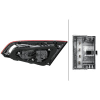 Rear Light left 12 V H6W with hybrid technology HELLA for AUDI A3